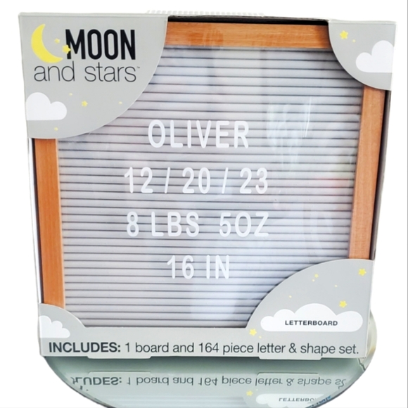 Moon and Stars‎ Letterboard - Picture 1 of 3